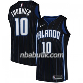 NBA Mænd Trøje Orlando Magic Evan Fournier 10 Nike 2017-18 Sort Swingman